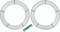 Pack of 2 Wire Wreath Frame (12 Inch) – Round Metal Wreath Form for Crafts & Floral Decorations on Home Party Celebrations, Dark Green